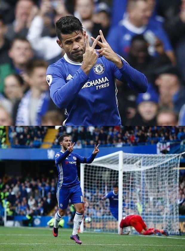 Ảnh bài viết Ý nghĩa đằng sau hành động ăn mừng của Costa và Hazard