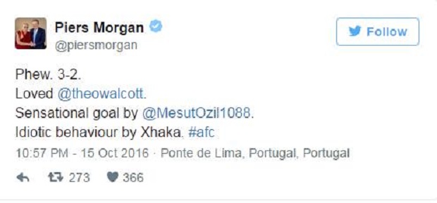Nhận thẻ đỏ, Xhaka bị CĐV Arsenal chê thẳng mặt