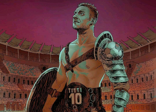 Totti lập kỉ lục ấn tượng ngày Roma cầm hoà Austria Wien