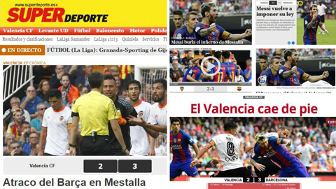 'Barca đã ăn cướp trên sân Valencia'