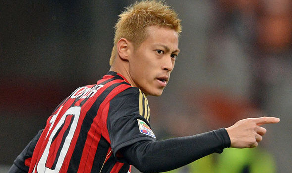 Ảnh bài viết Keisuke Honda trong màu áo AC Milan