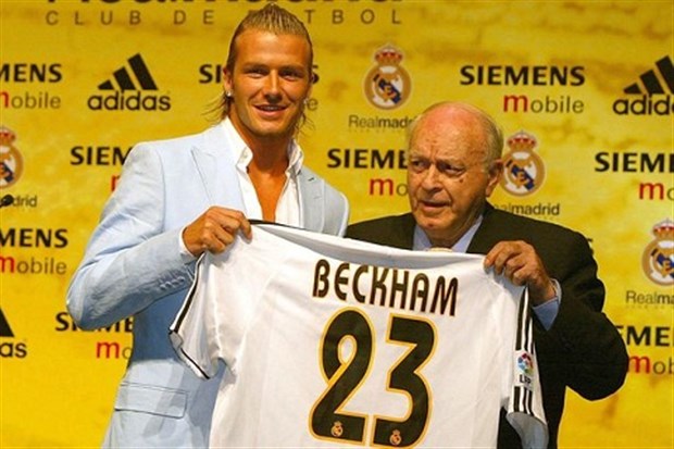Beckham từ chối làm đại sứ cho Real Madrid