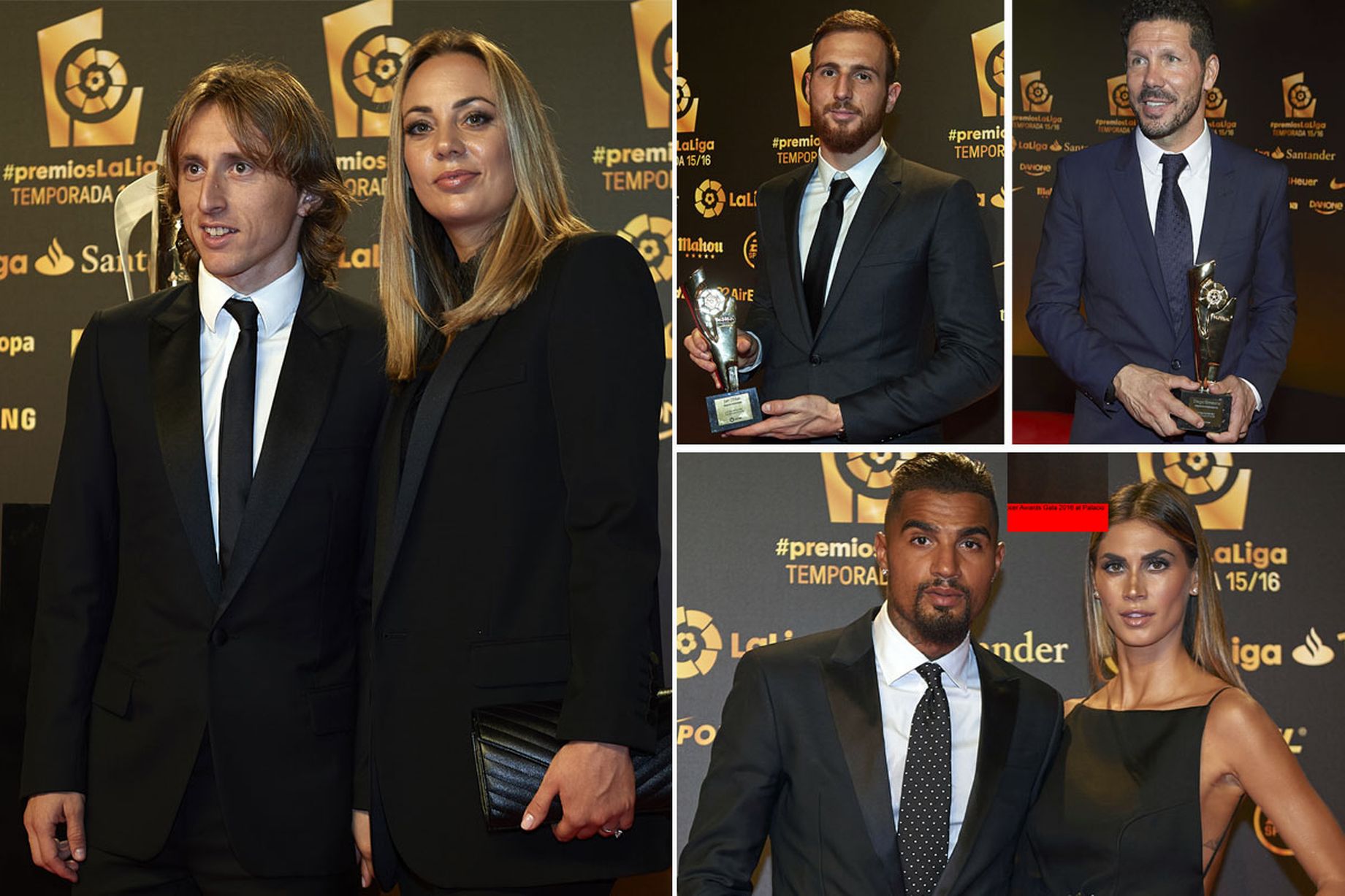 Chùm ảnh: Dàn sao Atletico thống trị buổi lễ trao giải đầy tranh cãi của La Liga
