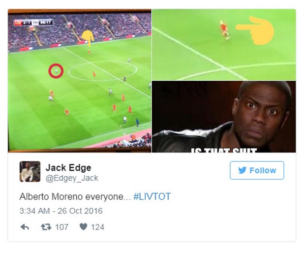 Ảnh bài viết Fan chỉ ra lý do Moreno mãi là 'dự bị' tại Liverpool