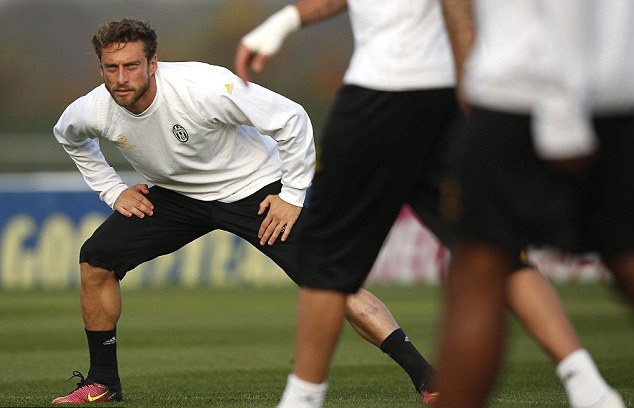 Marchisio nỗ lực tuyệt vời trên sân tập Juventus