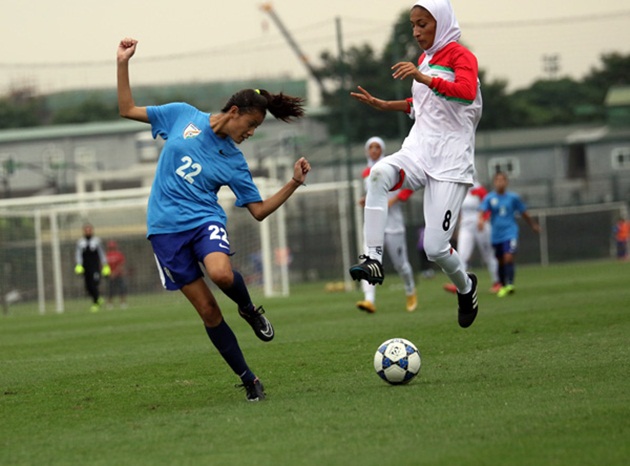Ấn Độ chia điểm với Iran trận mở màn vòng loại U19 nữ châu Á 2017