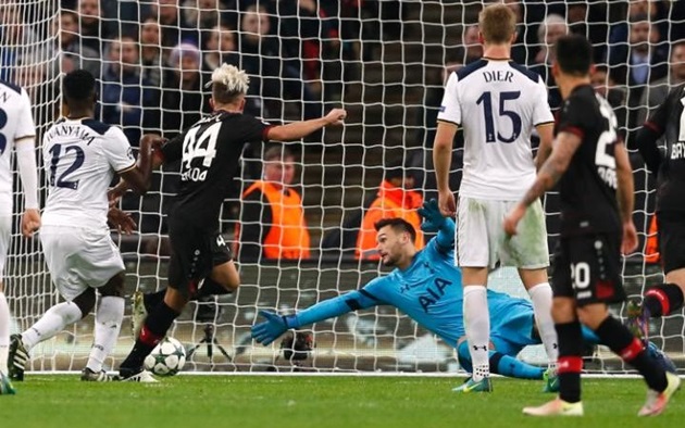 Hạ sát Tottenham, Leverkusen đặt một chân vào vòng knock-out