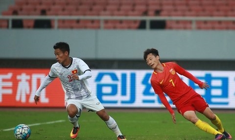 Ảnh bài viết U22 Trung Quốc 1-1 U22 Việt Nam: Siêu phẩm của Thanh Tùng