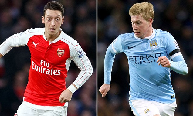 Ảnh bài viết Mesut Ozil vs De Bruyne: Ai là tiền vệ tấn công xuất sắc hơn?