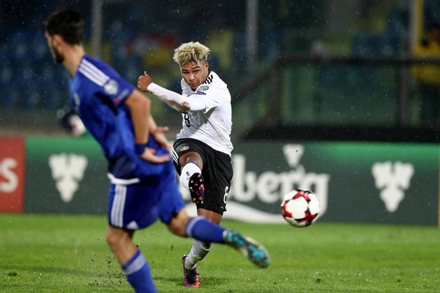 Ảnh bài viết Màn trình diễn của Gnabry trước San Marino