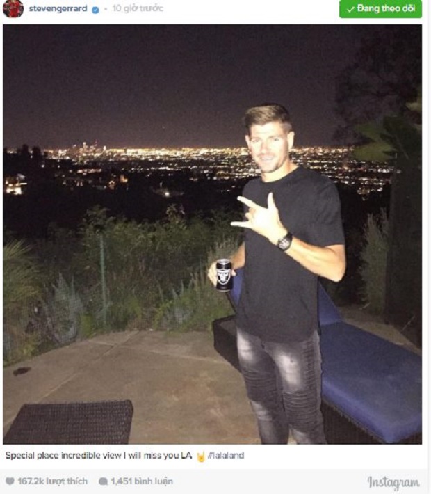 Steven Gerrard rời nước Mỹ, trở lại Liverpool