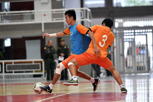 ĐT futsal Việt Nam đối đầu ĐT futsal Trung Quốc tại giải Tứ hùng