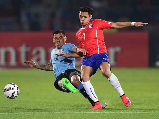 Ảnh bài viết Màn trình diễn của Alexis Sanchez (Chile) vs Uruguay