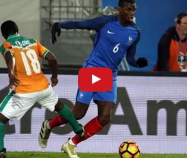 Màn trình diễn của Paul Pogba vs Bờ Biển Ngà