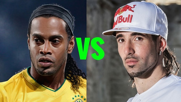 Ảnh bài viết Ronaldinho đọ tài vua bóng đá đường phố Sean Garnier
