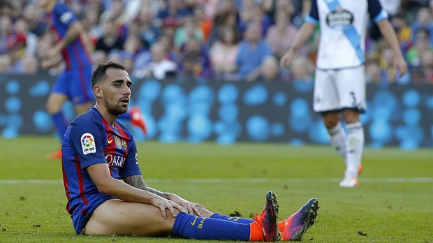 Alcacer tiếp tục được trao cơ hội ở Barca