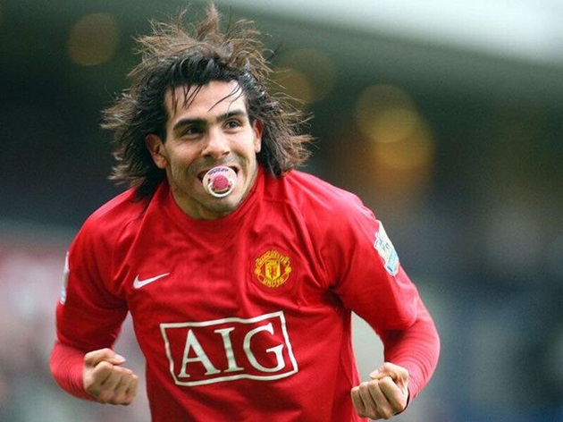 Ảnh bài viết Carlos Tevez khi còn khoác áo Man Utd