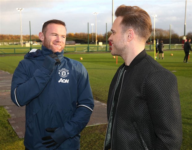 Mặc Scandal, Rooney vẫn vui vẻ tiếp khách quý tại Man Utd