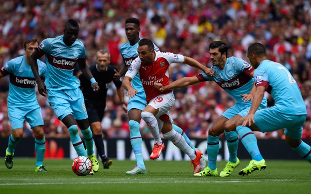 Ảnh bài viết Mất Santi Cazorla, Arsenal khó thắng Man Utd