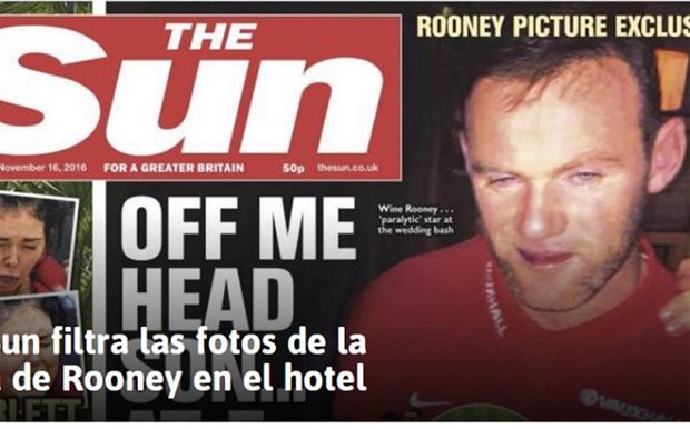 Ảnh bài viết 'Rooney uống một vài cốc thì đã sao'