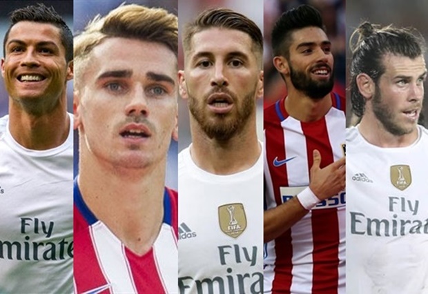 Top 5 cầu thủ quyết định kết quả trận derby Madrid: Atletico 'cẩn trọng' với Ramos