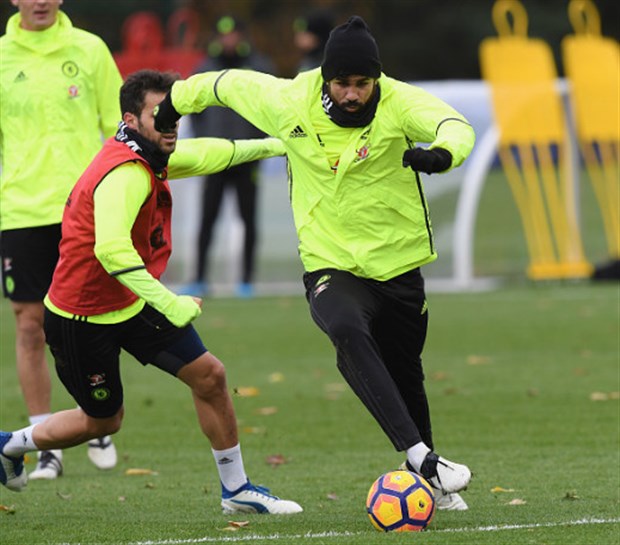 Diego Costa trở lại tập luyện trước chuyến làm khách tới Middlesbrough