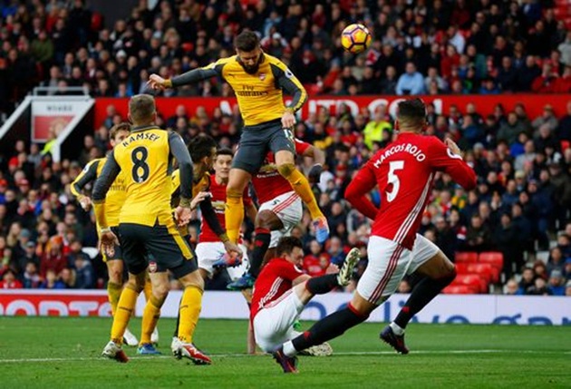 Ảnh bài viết TRỰC TIẾP Man Utd 1-1 Arsenal: Giroud cứu nguy cho Pháo thủ (KT)