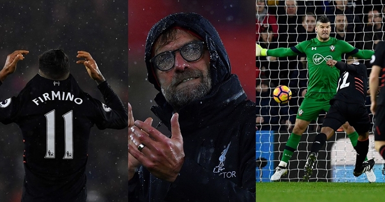 Ảnh bài viết Liverpool của Jurgen Klopp bất lực rời St Mary's dưới cơn mưa tầm tã