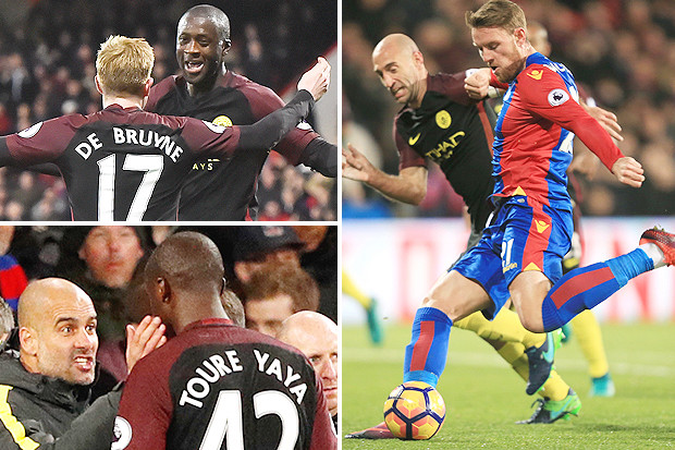 Yaya Toure giúp Guardiola thoát hiểm ở Selhurst Park