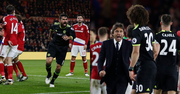 Ảnh bài viết Costa ghi bàn thứ 10, Chelsea lên ngôi đầu Ngoại hạng Anh