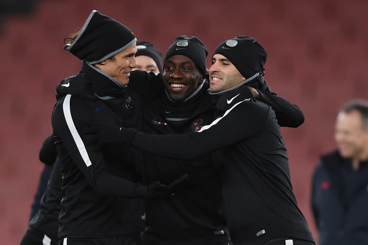 Sao PSG thoải mái đùa giỡn trên sân tập, sẵn sàng đánh bại Arsenal