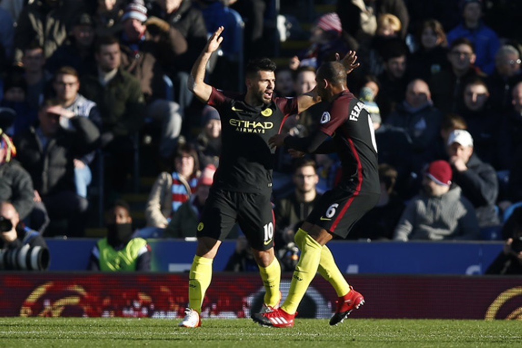 Ảnh bài viết Aguero lập cú đúp, Man City ngược dòng đánh bại Burnley