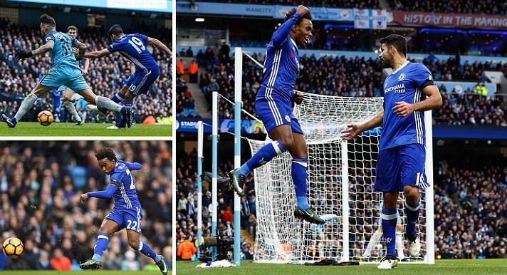 Ảnh bài viết Costa truyền cảm hứng, Chelsea ngược dòng thắng đẹp Man City