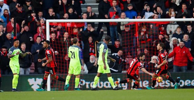 Ảnh bài viết 5 điểm nhấn Bournemouth 4-3 Liverpool: Bệnh cũ tái phát