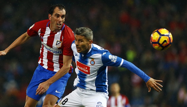 Chùm ảnh: Bị Espanyol cầm chân, Atletico Madrid hụt hơi