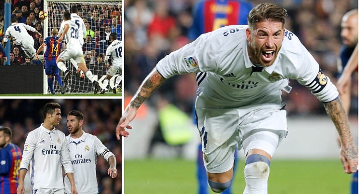 Ramos đánh đầu phút cuối, Real Madrid thoát thua siêu kinh điển