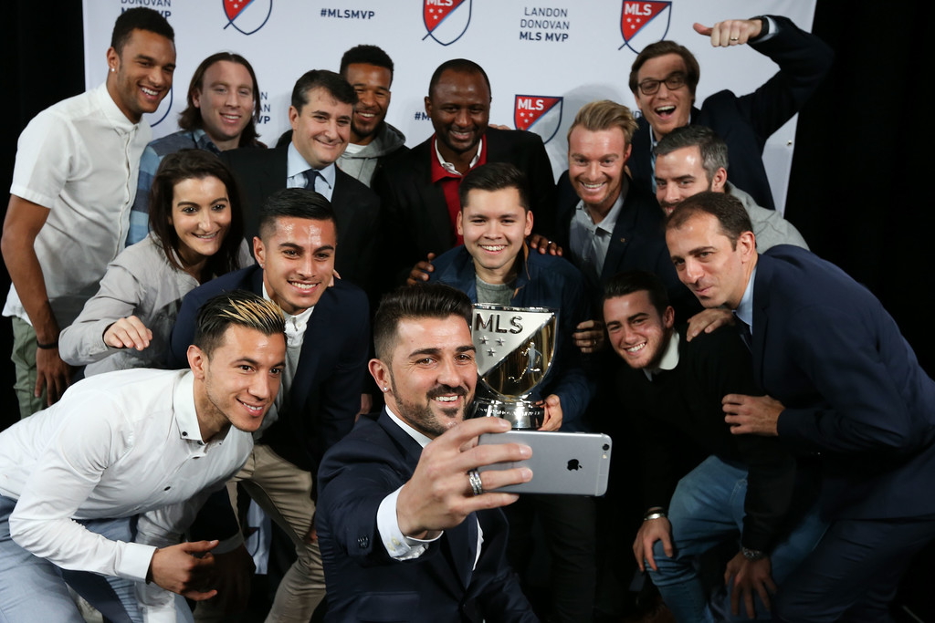 David Villa cực bảnh bao trong ngày nhận danh hiệu xuất sắc nhất MLS 2016