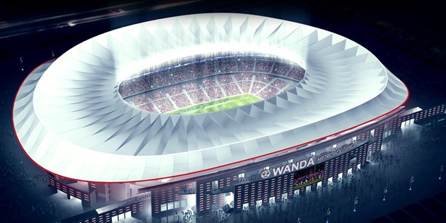 Atletico trình làng sân đấu và logo mới 