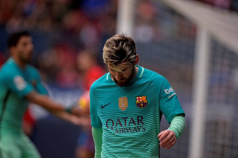 Chùm ảnh: Muôn màu cảm xúc của Messi trong trận thắng Osasuna