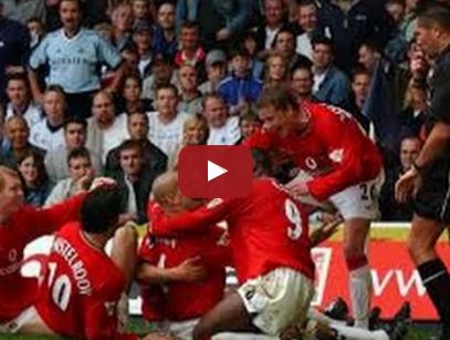 Ảnh bài viết Trận cầu kinh điển: Man United 5-3 Tottenham (2001)
