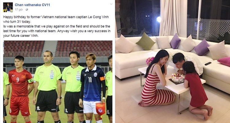 ‘Messi Campuchia’ chúc mừng Công Vinh