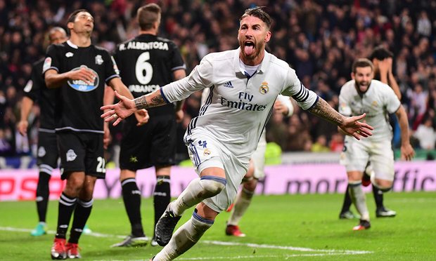 Ramos tiếp tục sắm vai người hùng, Real Madrid ngược dòng đầy kịch tính