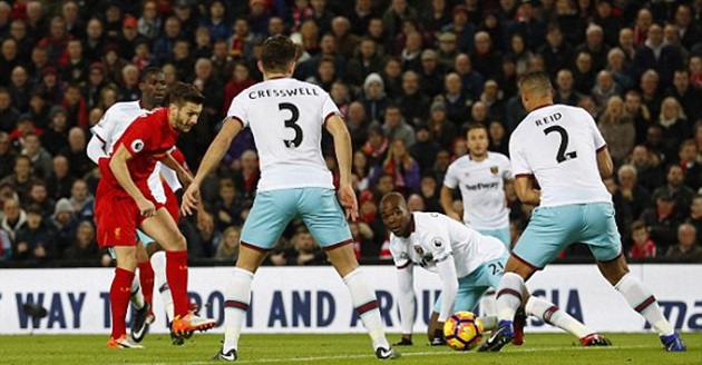 Ảnh bài viết Chùm ảnh: Liverpool tiếc nuối chia điểm với West Ham 