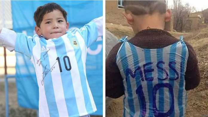 'Cậu bé áo nylon' hoàn thành giấc mơ gặp Messi