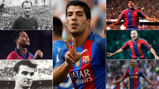 Suarez gia hạn với Barcelona: Ngày trở thành số 9 vĩ đại nhất không xa