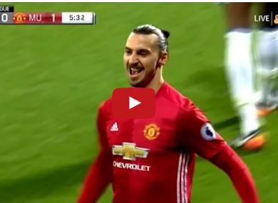 Ảnh bài viết Màn trình diễn ấn tượng của Zlatan Ibrahimovic vs West Brom