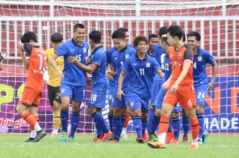 U21 Thái Lan dội mưa bàn thắng vào đại diện Hàn Quốc