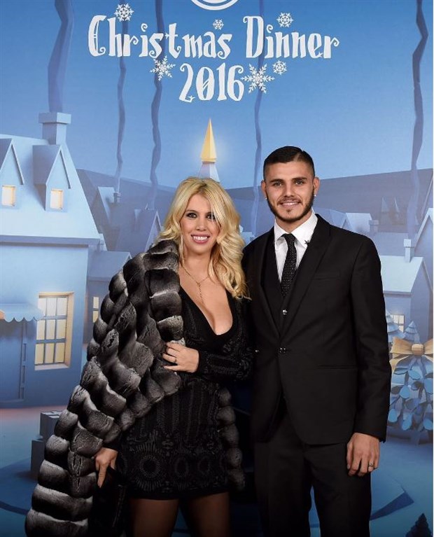 Icardi 'can đảm' dắt Nara đi dự tiệc Giáng Sinh của Inter