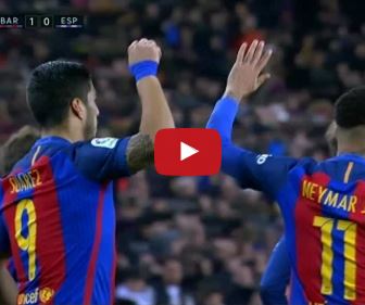 Màn trình diễn của Neymar vs Espanyol 