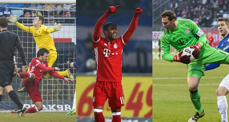 Siêu phẩm của Costa đưa Bayern trở lại ngôi đầu